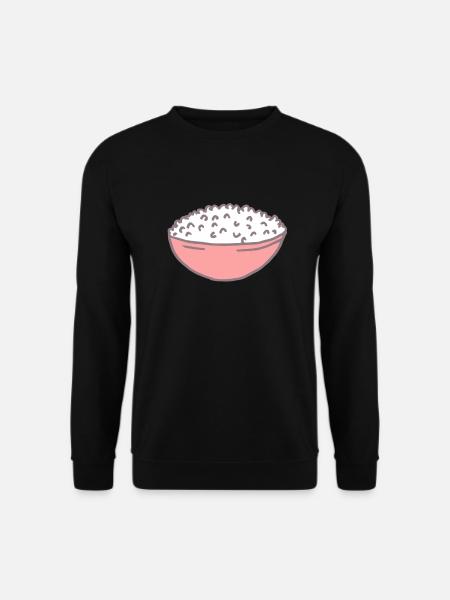 Reis Essen Teller - Unisex Pullover - Schwarz