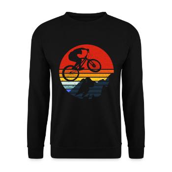 VTT VTT II - Sweat-shirt Unisexe - noir - Devant - Alina (178cm) & Michal (187cm)