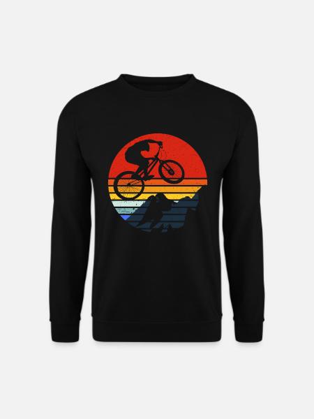 Mountainbike MTB II - Unisex Pullover - Schwarz