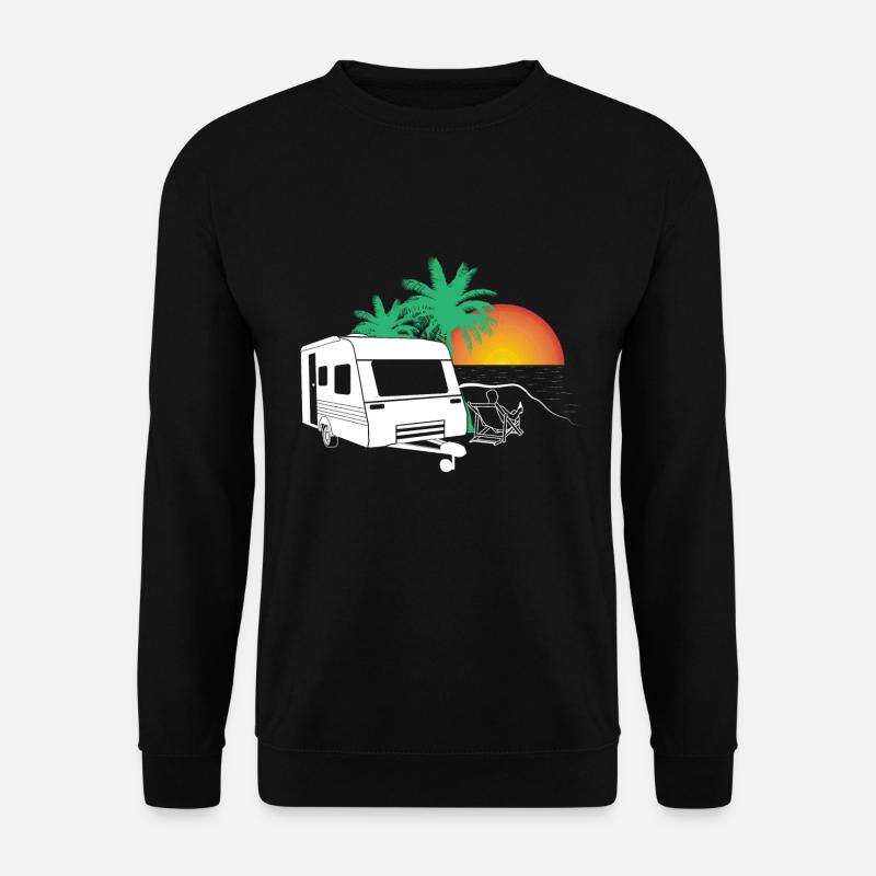 Wohnwagen Relax Ausflug - Unisex Pullover - Schwarz