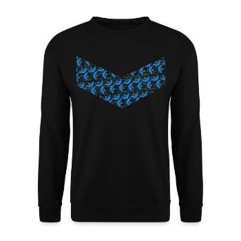 wax homme t shirt - Sweat-shirt Unisexe - noir - Devant - Alina (178cm) & Michal (187cm)