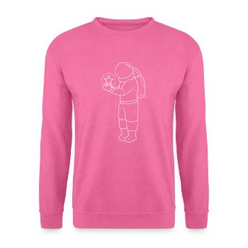 Astronaute - Sweat-shirt Unisexe - rose - Devant