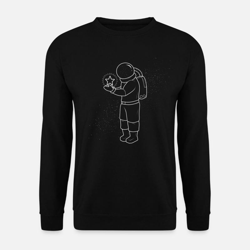 Astronaut - Unisex Pullover - Schwarz