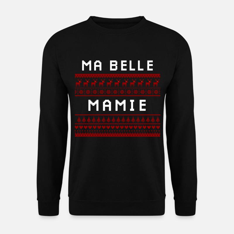Ma belle mamie - Sweat-shirt Unisexe - noir