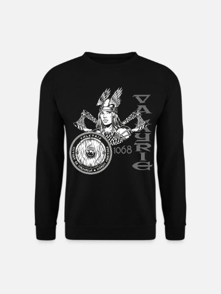 Valkyrie Wikinger Walküre für Wikinger Fans - Unisex Pullover - Schwarz