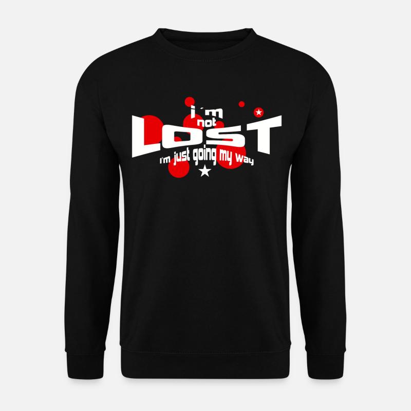 not lost - Unisex Sweatshirt - black