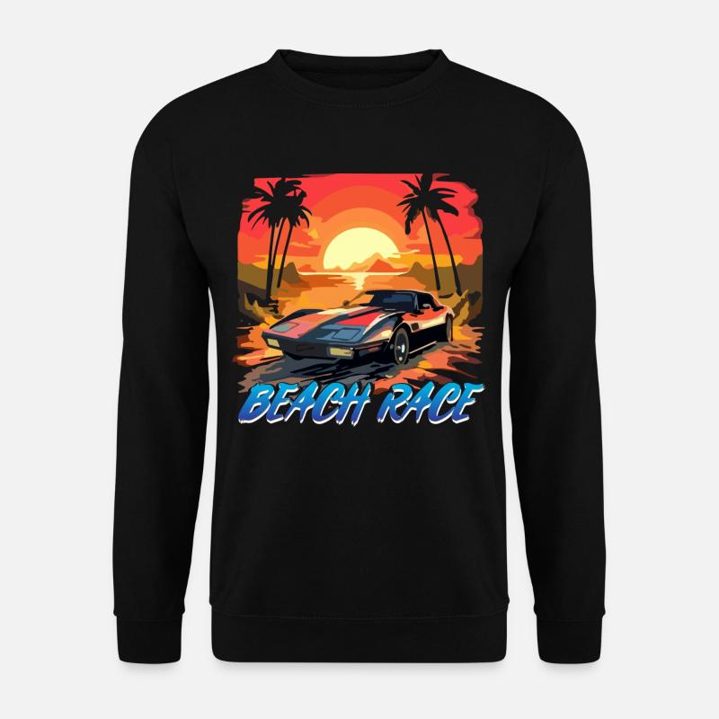 COURSE PLAGE - Sweat-shirt Unisexe - noir