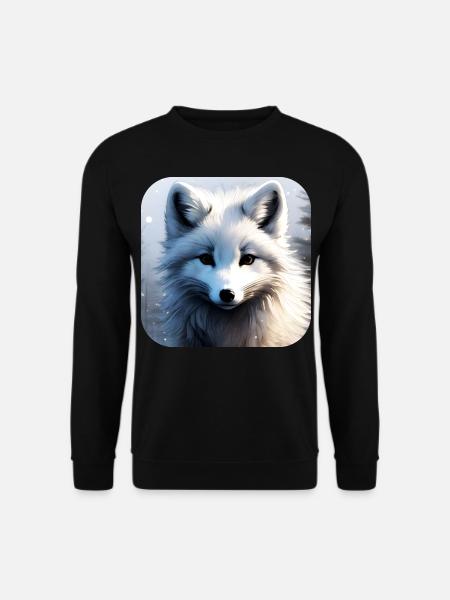 Cool Polar Fox - Unisex Sweatshirt - black