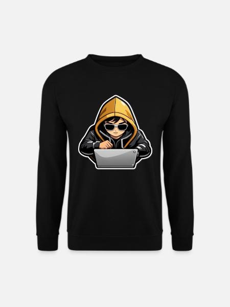Hacking on - Unisex Sweatshirt - black