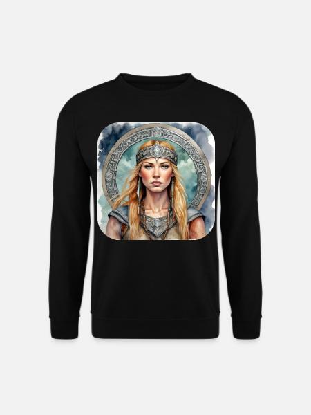 Proud Viking Germanin Shield Maiden - Unisex Sweatshirt - black