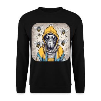 Horreur Abeilles Démon - Sweat-shirt Unisexe - noir - Devant - Alina (178cm) & Michal (187cm)