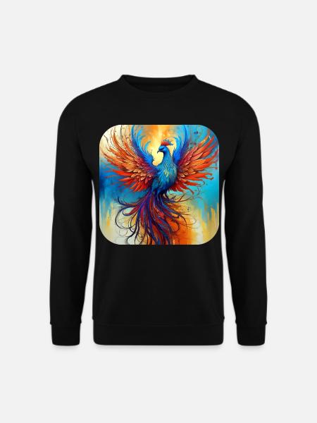 Proud Phoenix of Fire - Unisex Sweatshirt - black