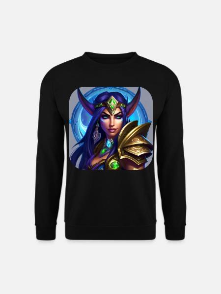 Proud Fantasy Elf Warrior - Unisex Sweatshirt - black