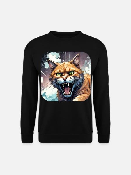 Wild Cat - Unisex Sweatshirt - black