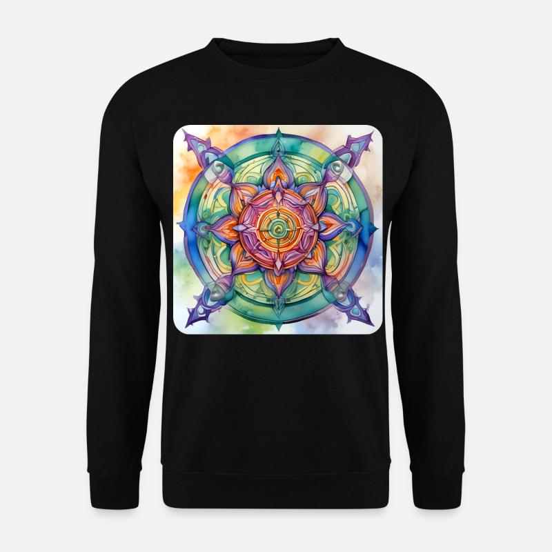 Symbol in bright colours - Unisex Sweatshirt - black