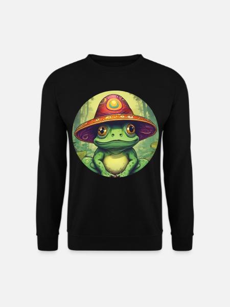 Psychedelic Frog II - Unisex Sweatshirt - black