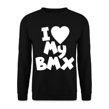 Le BMX - Sweat-shirt Unisexe - noir - Devant - Alina (178cm) & Michal (187cm)