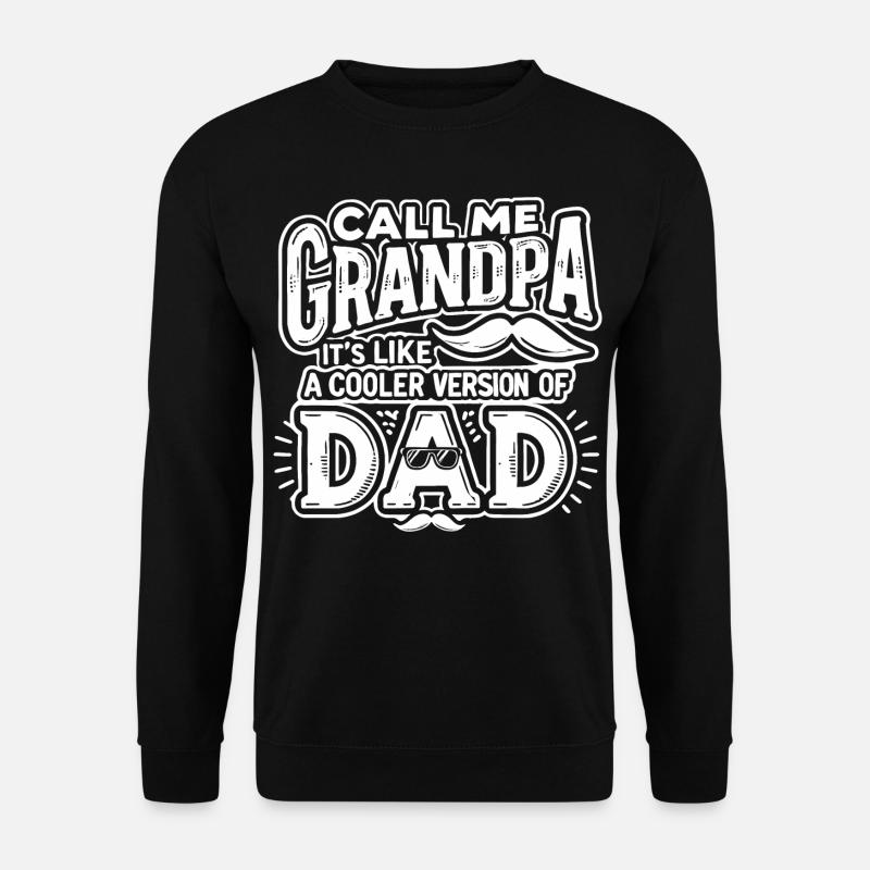 Kühler Opa - Unisex Pullover - Schwarz