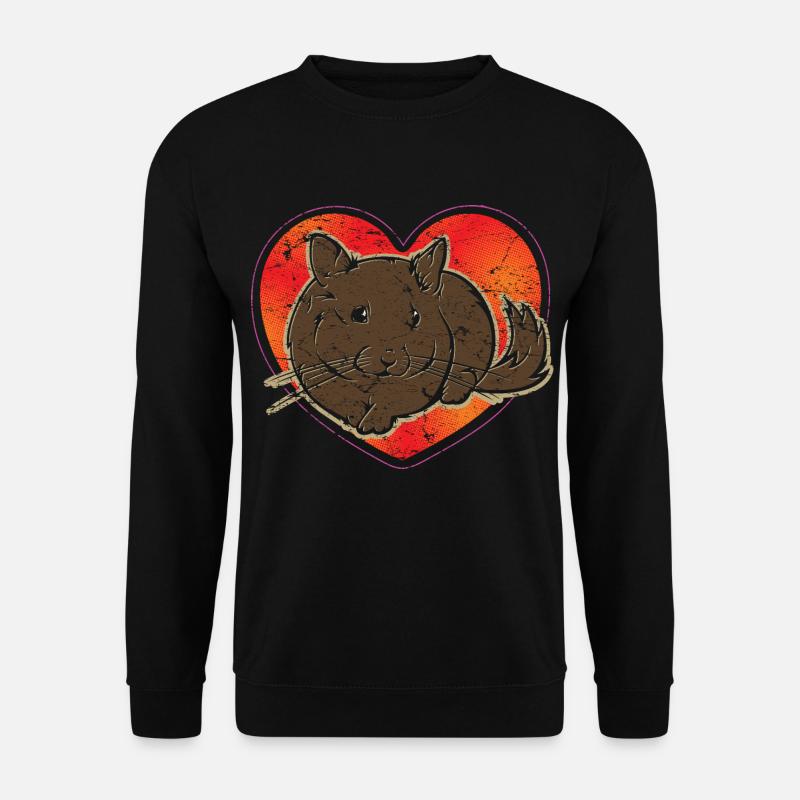 Chinchilla - Unisex Pullover - Schwarz