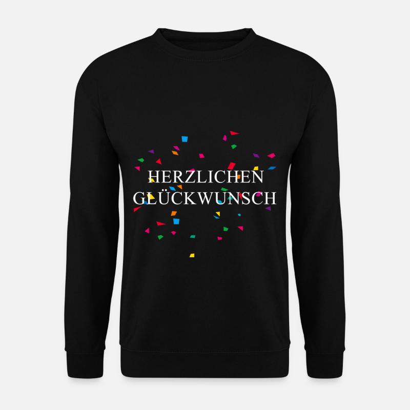 Congratulations Abitur Apprenticeship Birthday - Unisex Sweatshirt - black