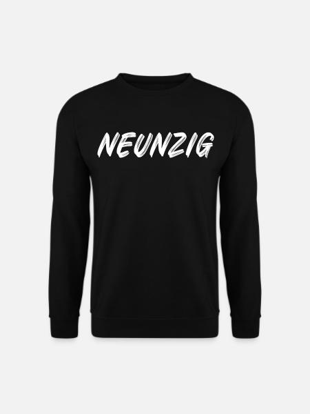 90. Geburtstag / Neunzig / 90 - Unisex Pullover - Schwarz