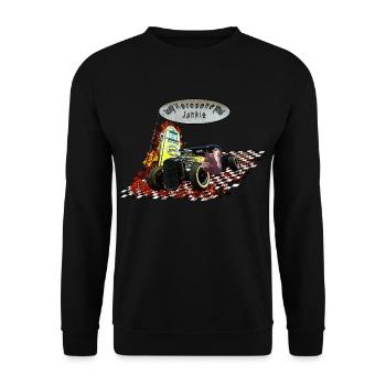 Hot Rod Kerosin - Unisex Pullover - Schwarz - Vorne - Alina (178cm) & Michal (187cm)