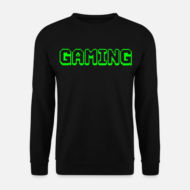 Neon Pixel Gaming Design - Unisex Sweatshirt - black