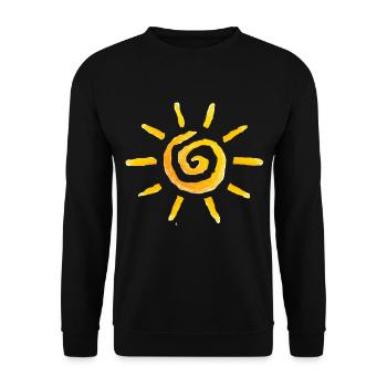 Le soleil - Sweat-shirt Unisexe - noir - Devant - Alina (178cm) & Michal (187cm)
