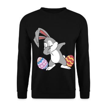 C'est Pâques - Sweat-shirt Unisexe - noir - Devant - Alina (178cm) & Michal (187cm)