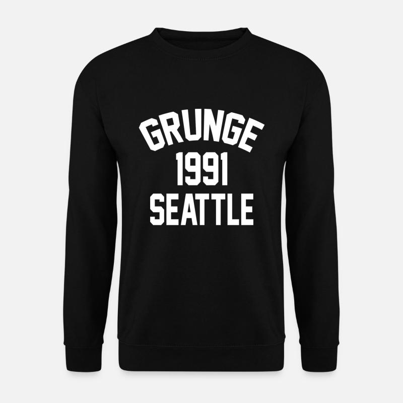 Grunge 1991 Seattle - Unisex Sweatshirt - black