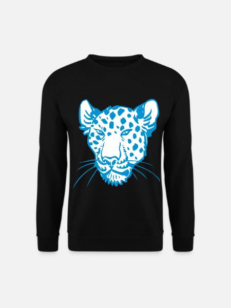 Leopard's head by Cheerful Madness!! - Unisex Sweatshirt -