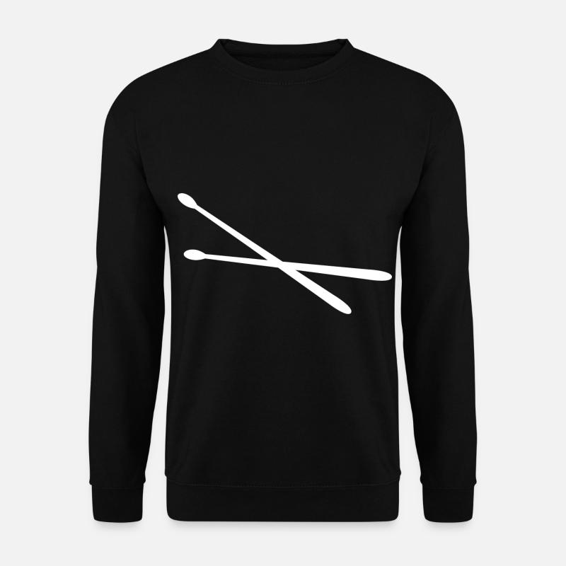 Drumsticks Schlagzeuger Geschenk Schlagzeug Band - Unisex Pullover - Schwarz