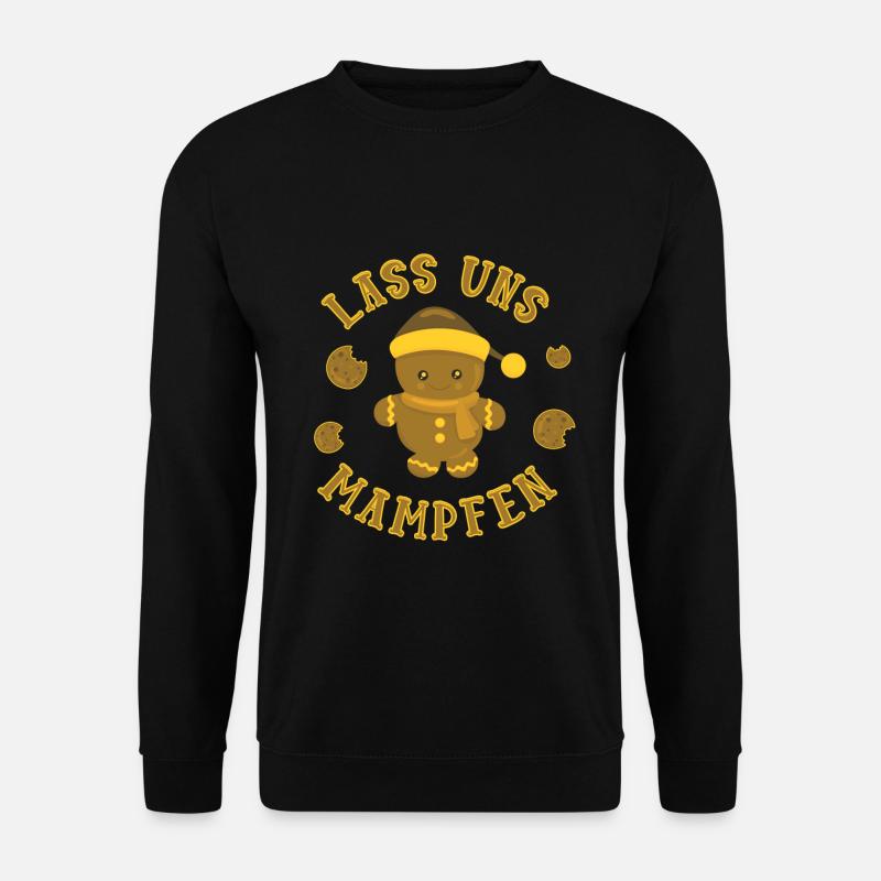 Gingerbread Let's munch Christmas - Unisex Sweatshirt - black