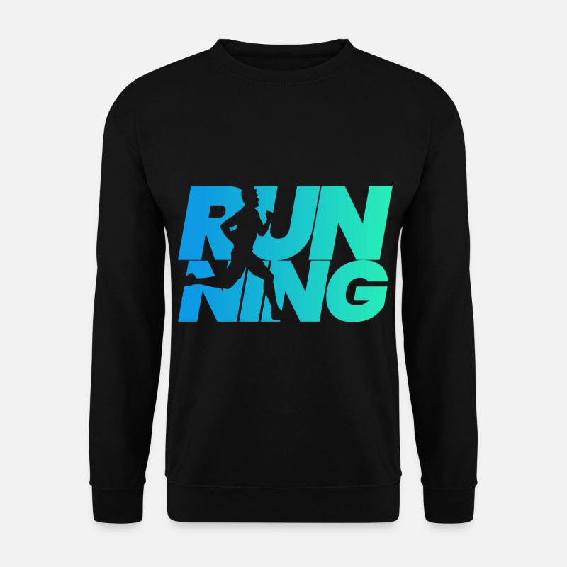 Running Jogger Gift Runner Jogging de sport - Sweat-shirt Unisexe - noir
