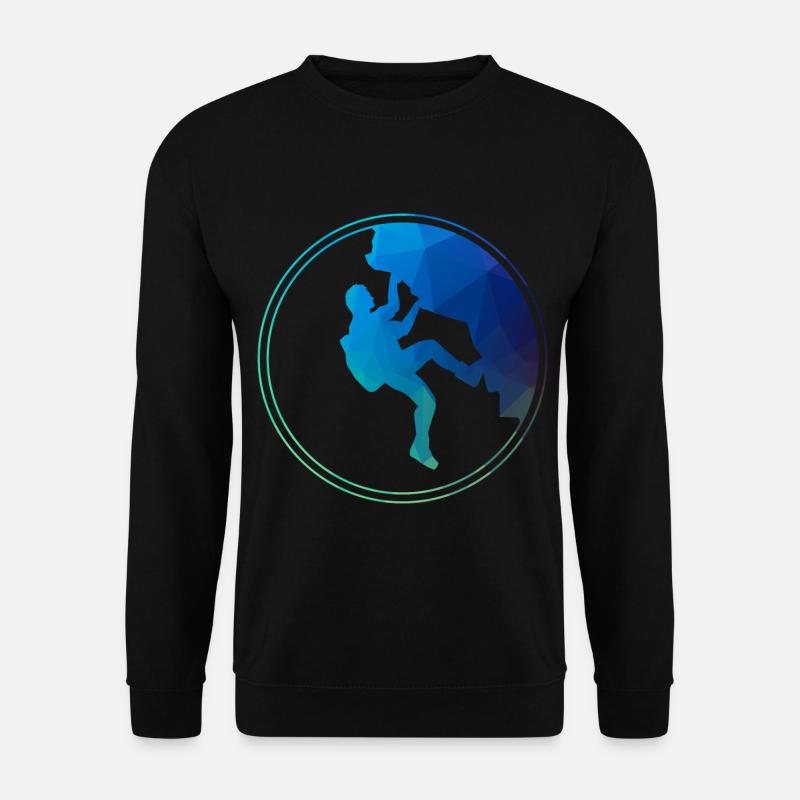 Klettern Kletterer - Unisex Pullover - Schwarz