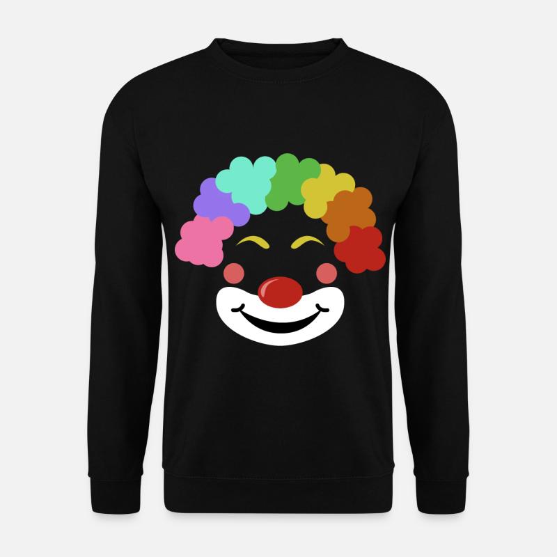 Clown Karneval Kostüm Geschenk Fasching Fastnacht - Unisex Pullover - Schwarz