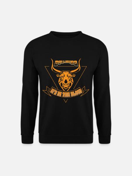 Westernreiten Bullriding Stier Rodeo Cowboy Blood - Unisex Pullover - Schwarz