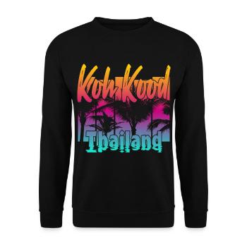 Koh Kood Thaïlande - Sweat-shirt Unisexe - noir - Devant - Alina (178cm) & Michal (187cm)