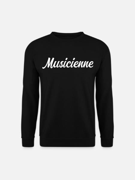Musicienne - Sweat-shirt Unisexe - noir