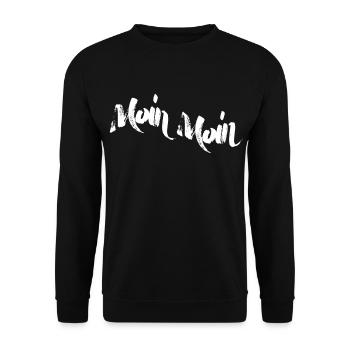 Moin Moin - Unisex Pullover - Schwarz - Vorne - Alina (178cm) & Michal (187cm)
