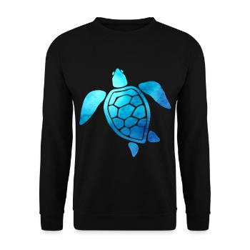 Marine Biology marine biologie océan biobiologiste marin - Sweat-shirt Unisexe - noir - Devant - Alina (178cm) & Michal (187cm)