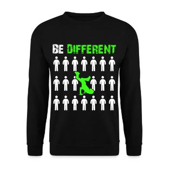 break dancing - Unisex Sweatshirt - black - Front - Alina (178cm) & Michal (187cm)