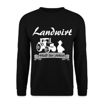 Agriculture - Unisex Sweatshirt - black - Front - Alina (178cm) & Michal (187cm)
