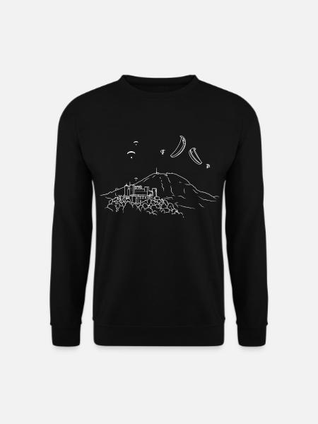 Gaisberg Paraglididng - Unisex Sweatshirt - black