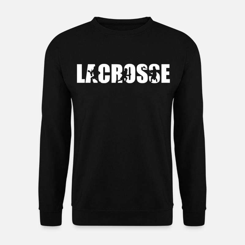 Lacrosse Spieler - Unisex Pullover - Schwarz