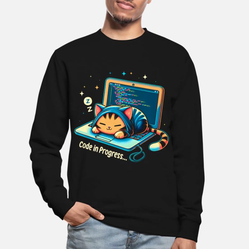 Code en cours d’élaboration. - Programmation des chats Sweat-shirt Unisexe