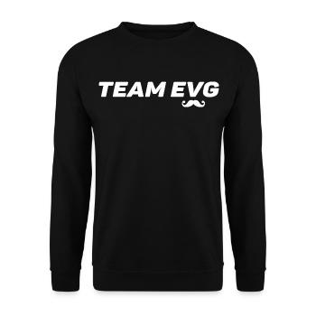 Team Junggesellinnenabschied | Junggesellenabschied Humor - Unisex Pullover - Schwarz - Vorne - Alina (178cm) & Michal (187cm)