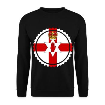 Irlande du Nord - Sweat-shirt Unisexe - noir - Devant - Alina (178cm) & Michal (187cm)