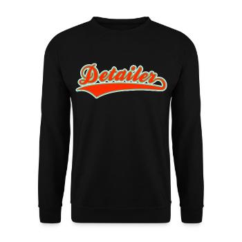 Car Detailer, Car Lover, Vehicle Detailer - Unisex Sweatshirt - black - Front - Alina (178cm) & Michal (187cm)