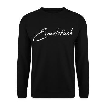 Einzelstück - Unisex Pullover - Schwarz - Vorne - Alina (178cm) & Michal (187cm)